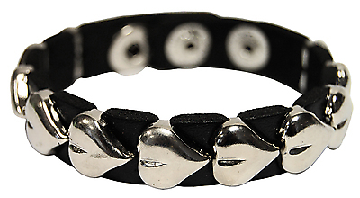 Kunstlederarmband / Herze