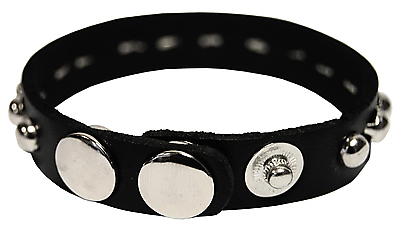 Kunstlederarmband / Rundnieten