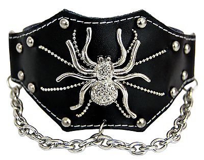 Lederarmband - Spinne