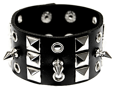 Dreireihiges Armband aus Kunstleder