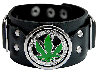 Kunstlederarmband - Hanf