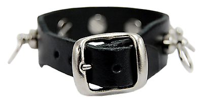 Kunstlederarmband - Ringe