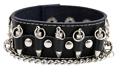 Lederarmband - Patronen und Kette