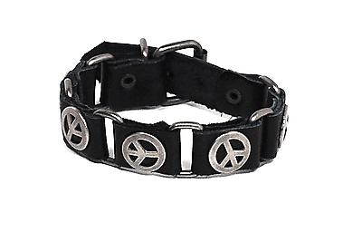 Lederarmband - Peace