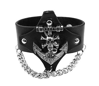 Armband - Anker & Totenkopf