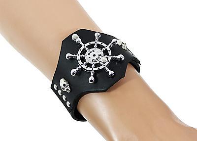 Armband - Ruder und Totenkopf Applikation