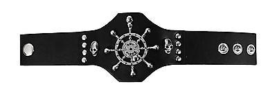 Armband - Ruder und Totenkopf Applikation