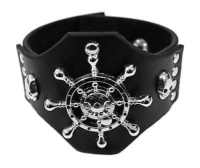 Armband - Ruder und Totenkopf Applikation