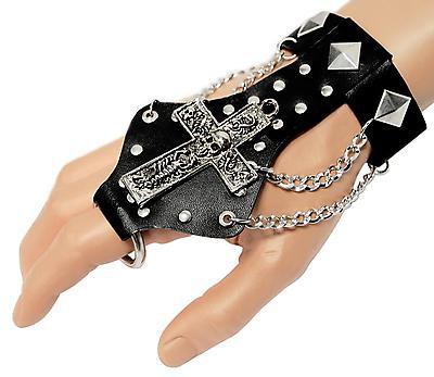 Lederarmband / Kruzifix