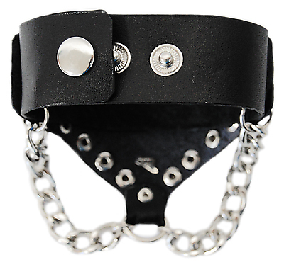 Lederarmband - Totenkopf Kreuz