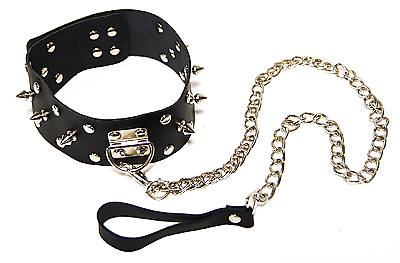 Lederhalsband - Killernieten