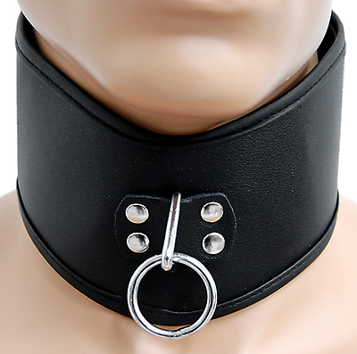 Lederhalsband - Ringe