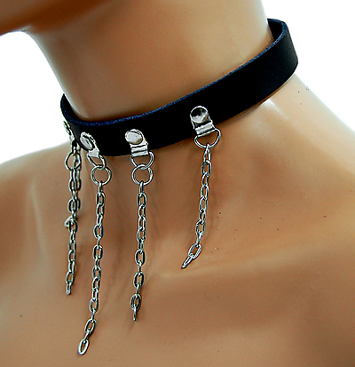 Lederhalsband - Ketten