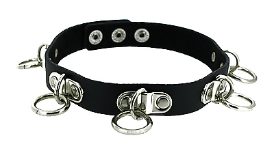 Lederhalsband - Fetisch Ringe