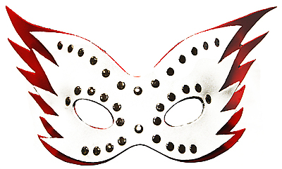 Venezianische Maske - Weiß