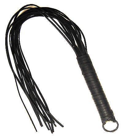 Peitsche - 59 cm mit 12 Riemen