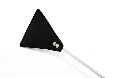 Edelstahlgerte mit Lederschlag