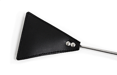 Edelstahlgerte mit Lederschlag