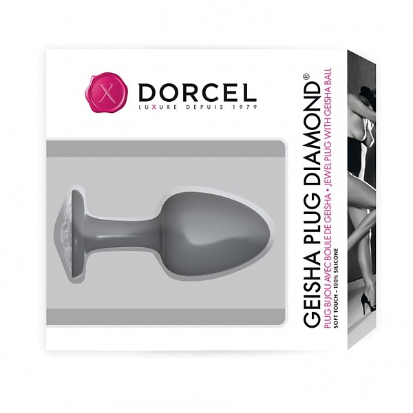 Dorcel Geisha Plug mit weißem Schmuckstein