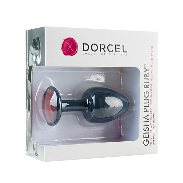 Dorcel Geisha Plug mit rubinrotem Schmuckstein