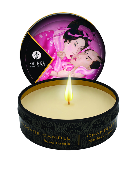 SHUNGA Massage Candle Rosenblütenduft  30ml