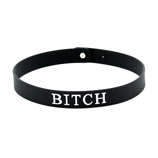 Zierhalsband 'Bitch'