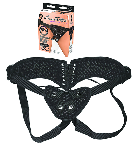 LUX FETISH Diamond Velvet  Strap-On Corse