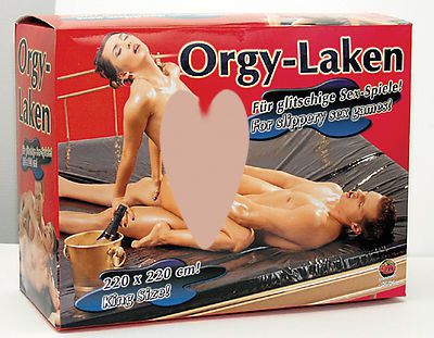 Orgy-Spannbettlaken schwarz