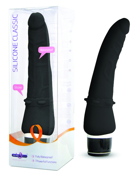 SEVEN CREATIONS Premium Range Silicone Classic Vibe black