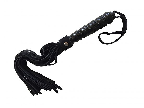 Schwarzer Wildleder Flogger