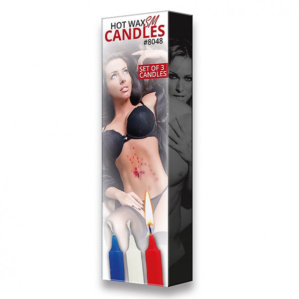Hot Wax SM Kerzen 3 Stück