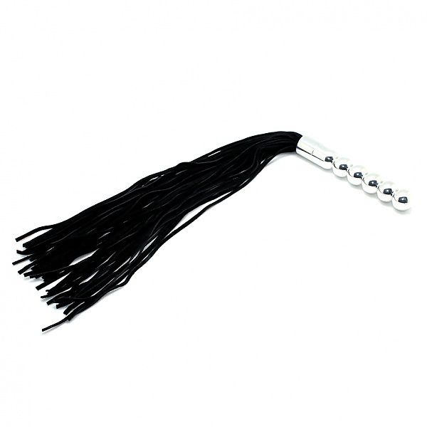 2 Wildleder-Peitschen mit Aluminium-Griff