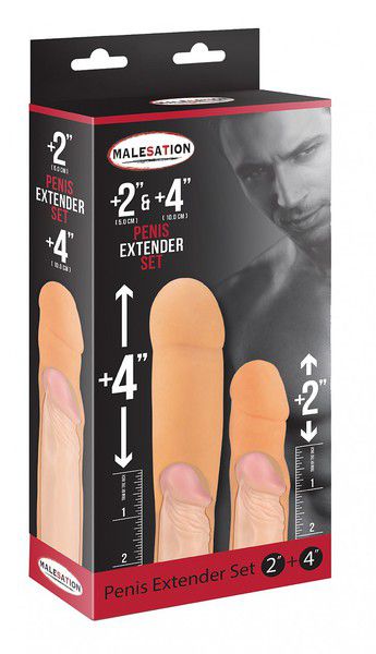 MALESATION Penis Extender Set 2' + 4' 