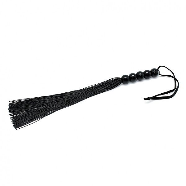 Silicone Peitsche 38 cm schwarz