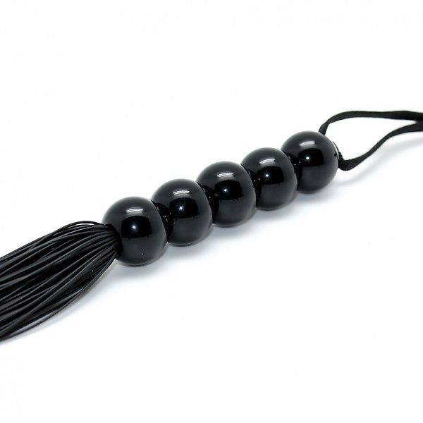 Silicone Peitsche 38 cm schwarz