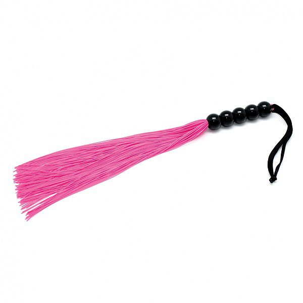 Silicone Peitsche 38 cm rosa
