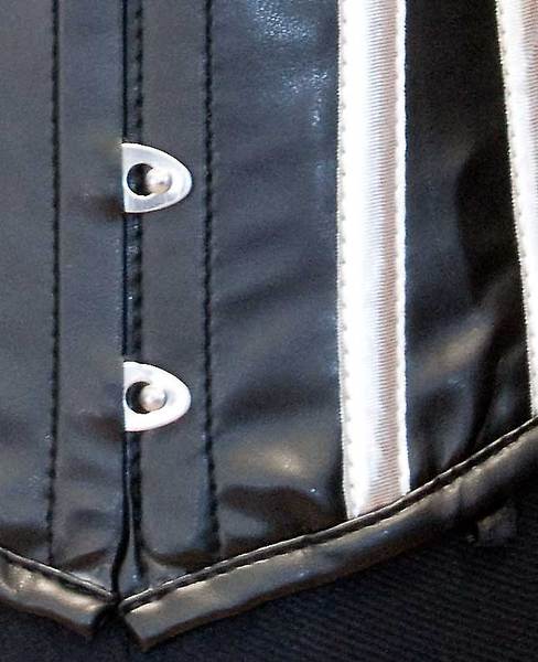 Corsage schwarz / weiß