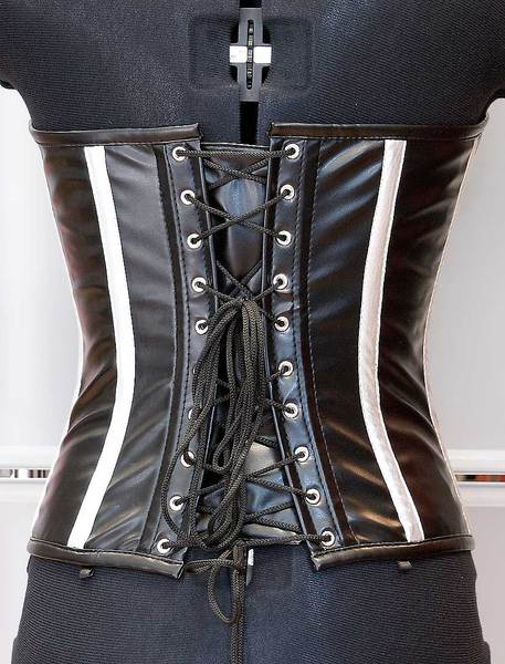 Corsage schwarz / weiß