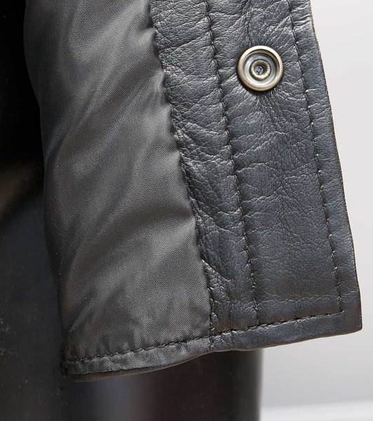 Leder Herrenhemd klassisch