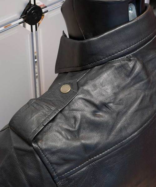 Leder Herrenhemd klassisch