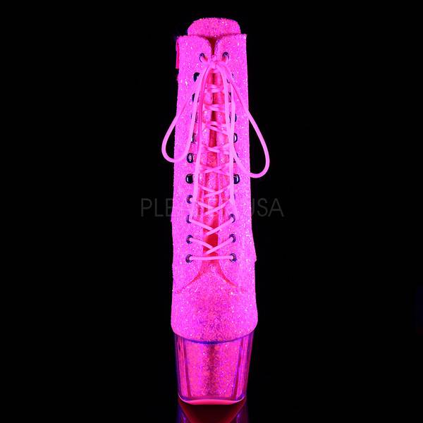 Glitter Stiefelette mit Plateau ADORE-1020G pink
