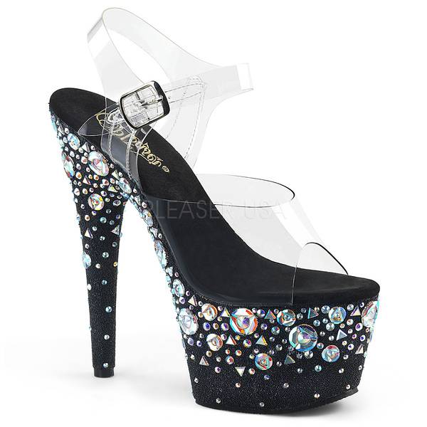 Plateau High Heels ADORE-708ROSE schwarz