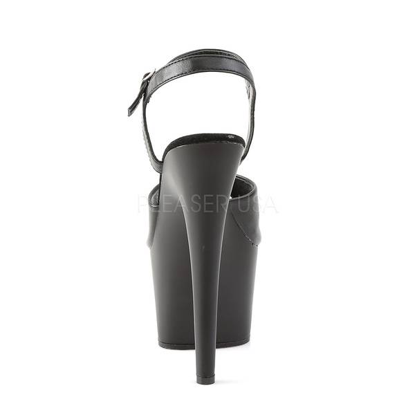 Plateau Sandalette ADORE-709 Kunstleder schwarz