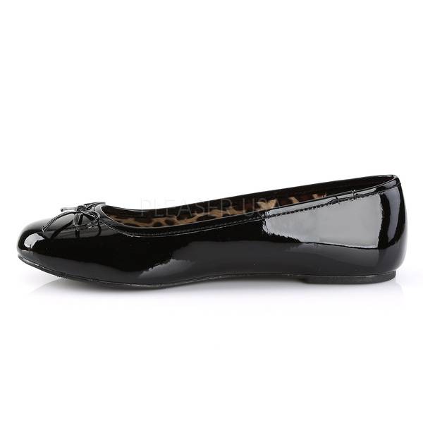Ballerinas ANNA-01 Lack schwarz