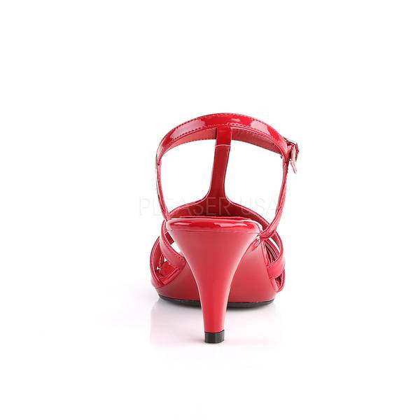 T-Strap Sandalette BELLE-322 Lack rot