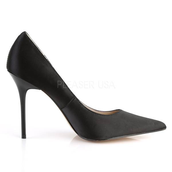 Satinpumps CLASSIQUE-20 schwarz