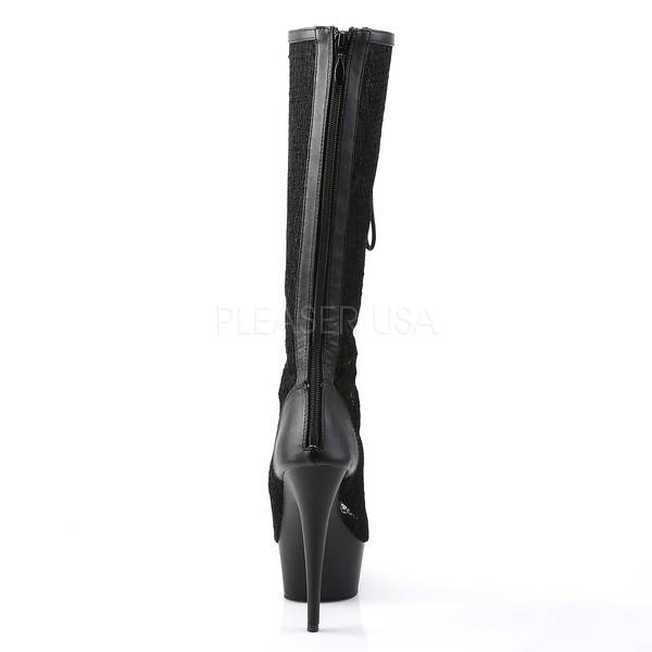 High Heel Stiefel mit Plateau DELIGHT-2025ML