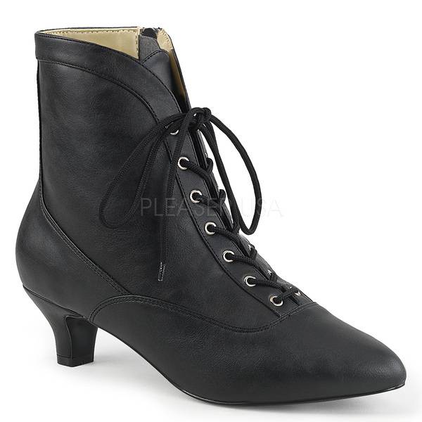 Schnürstiefelette FAB-1005 schwarz