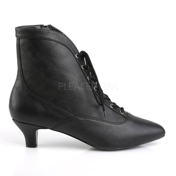 Schnürstiefelette FAB-1005 schwarz