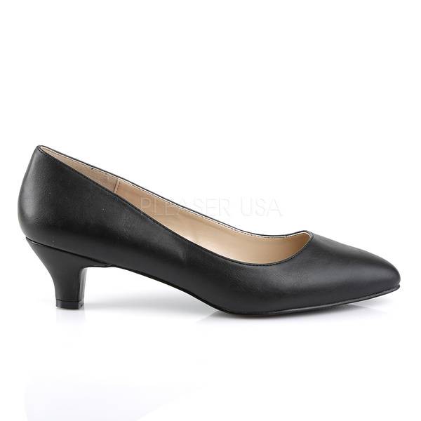 Klassische Low Heel Pumps FAB-420 schwarz